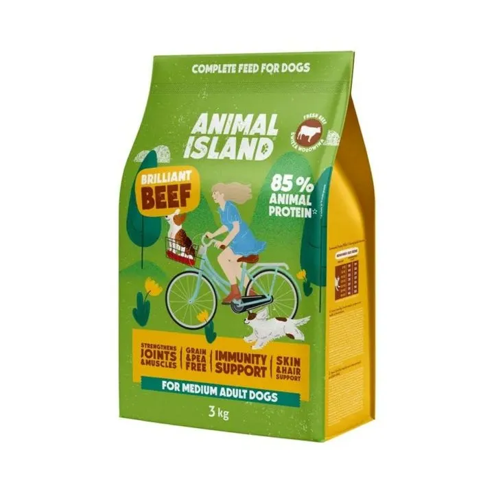 Krmivo ANIMAL ISLAND Brilliant beef Teľacie mäso