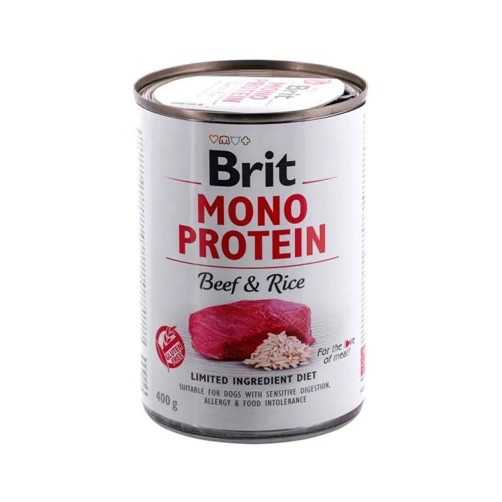 Mokré jedlo Brit Monoprotein Hovädzie mäso 400 g