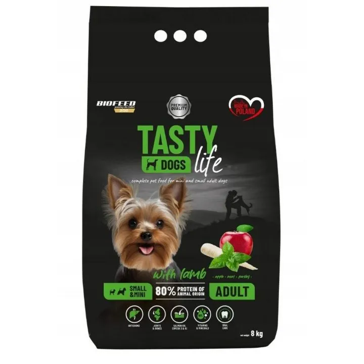 Krmivo Biofeed Tasty Life Adult Small Baránok