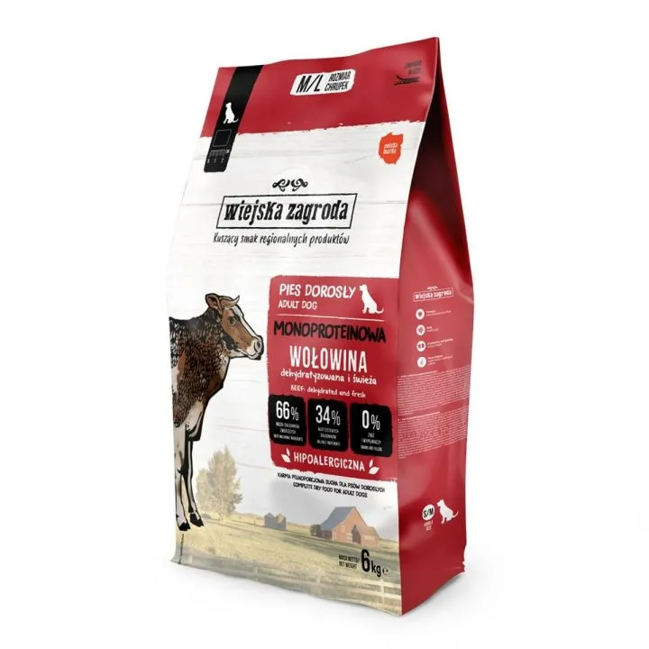 Krmivo WIEJSKA ZAGRODA Monoprotein Beef Teľacie mäso