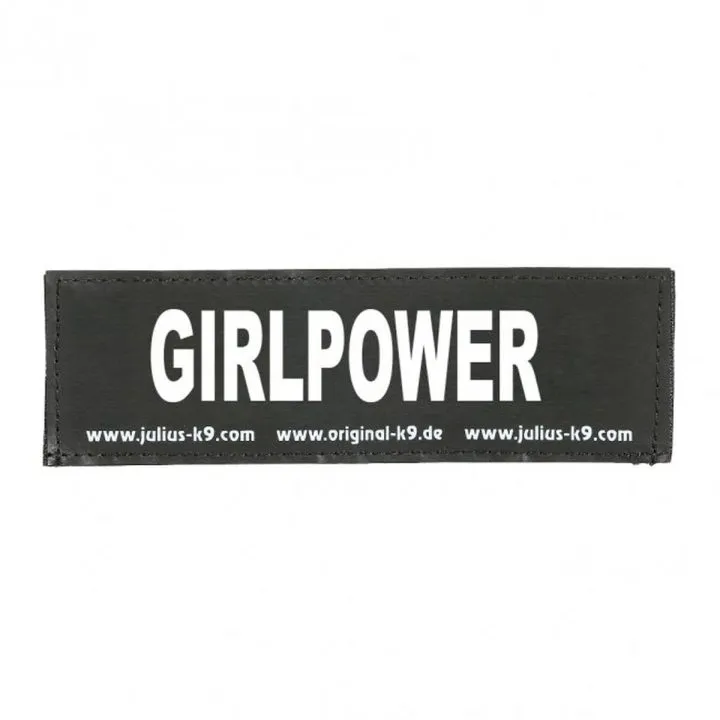 Štítky na postroj Julius K9 GIRLPOWER L