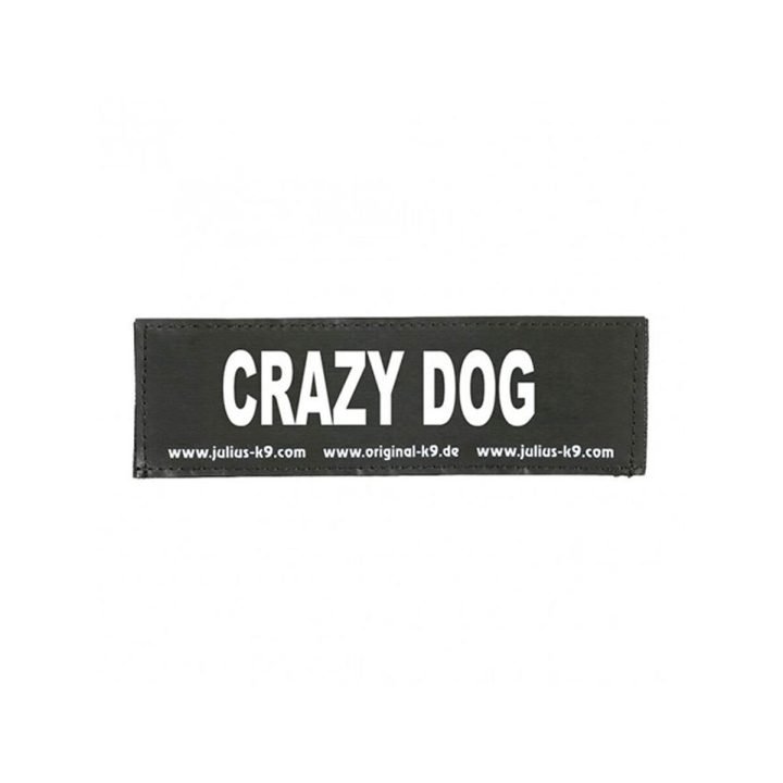 Štítky na postroj Trixie CRAZY DOG L