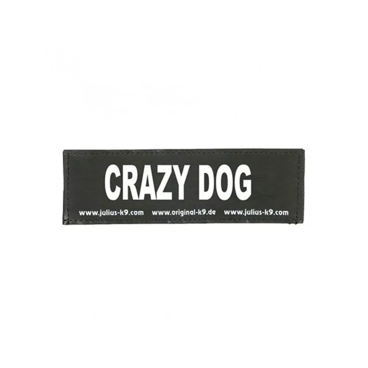 Štítky na postroj Trixie CRAZY DOG L