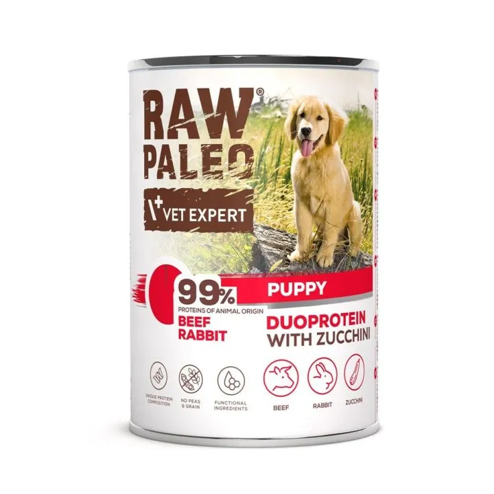 Mokré jedlo VETEXPERT RAW PALEO Hovädzie mäso