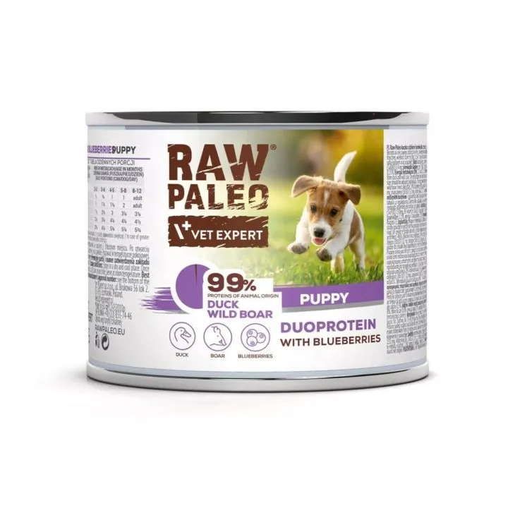 Mokré jedlo VETEXPERT RAW PALEO 200 g