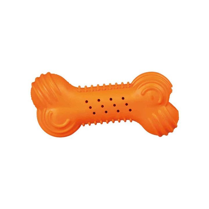 Hračka na žuvanie psa Trixie 11 cm Viacfarebná Kosť