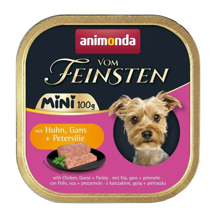 Mokré jedlo Animonda Vom Feinsten Adult Mini Kurča 100 g