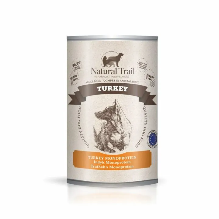 Mokré jedlo NATURAL TRAIL Pavo Páv 400 g