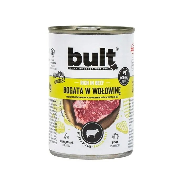 Mokré jedlo Bult Rich in beef Hovädzie mäso