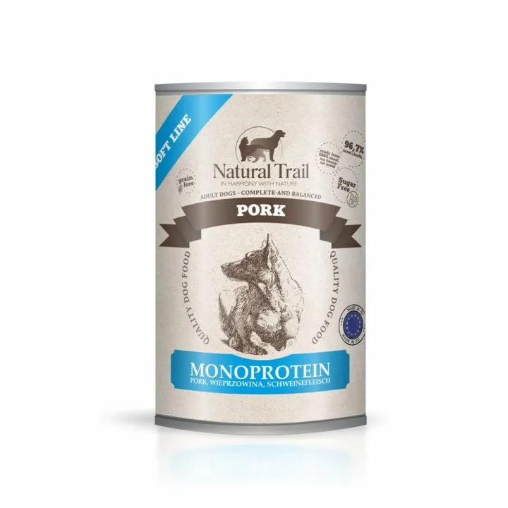 Mokré jedlo NATURAL TRAIL Prasa 400 g