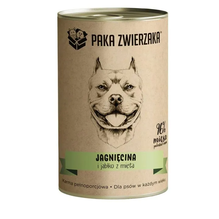 Mokré jedlo Paka Zwierzaka Baránok 400 g