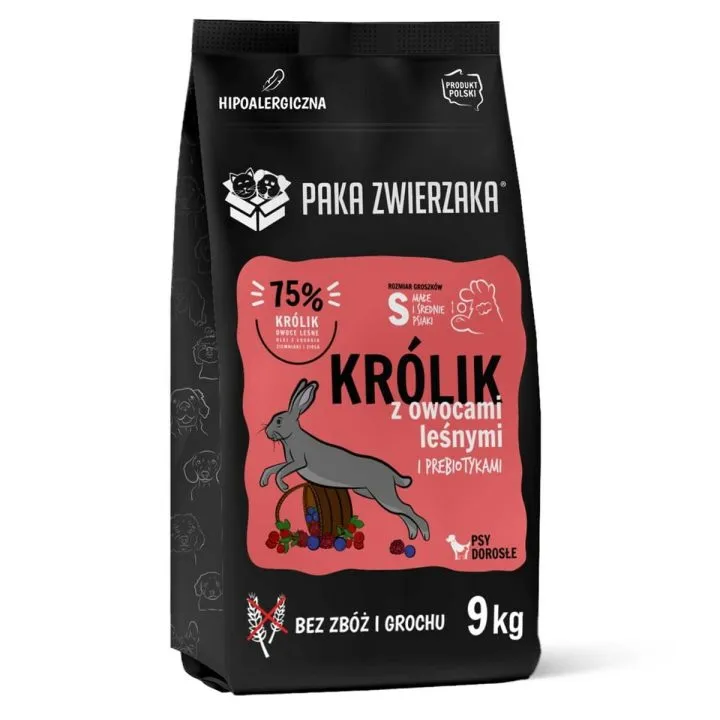 Krmivo Paka Zwierzaka Rabbit with forest fruits Králik