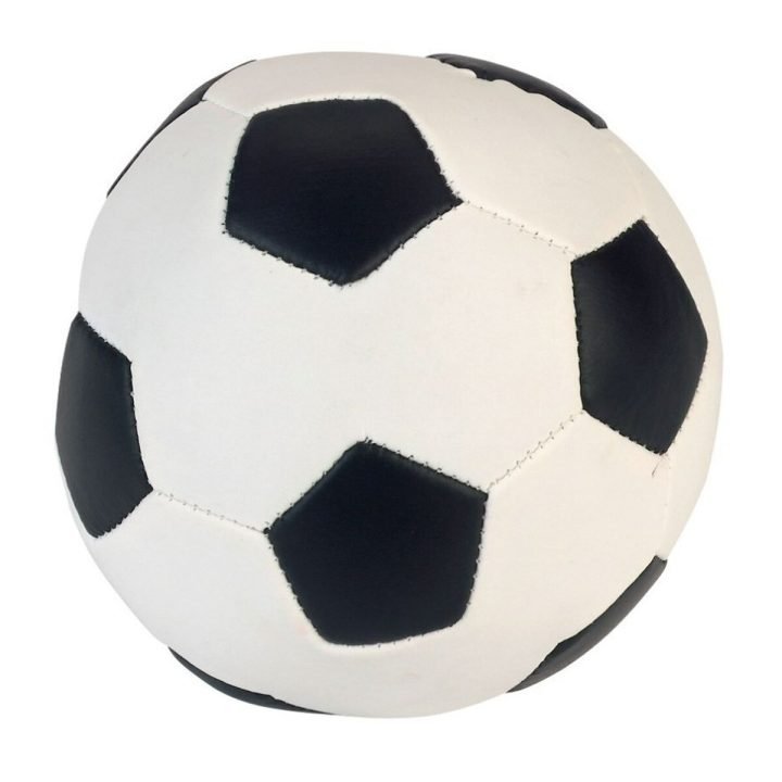 Hračky pre psy Kerbl Biela Čierna 11 cm Futbalová lopta