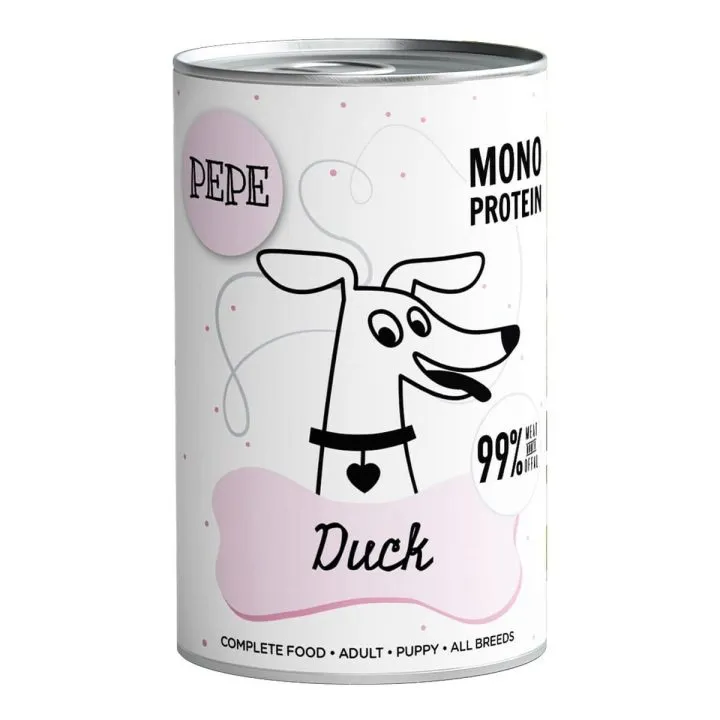 Mokré jedlo Paka Zwierzaka Pepe Duck Kačica 400 g