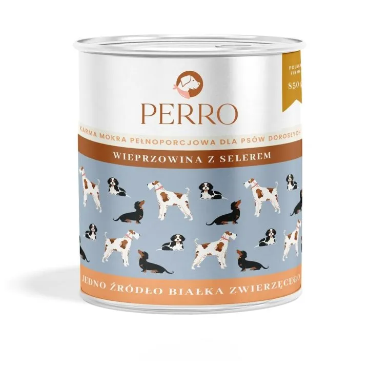 Mokré jedlo PERRO Prasa