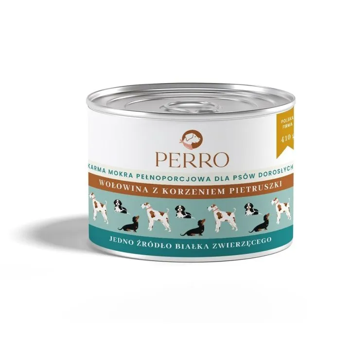 Mokré jedlo PERRO Hovädzie mäso 410 g
