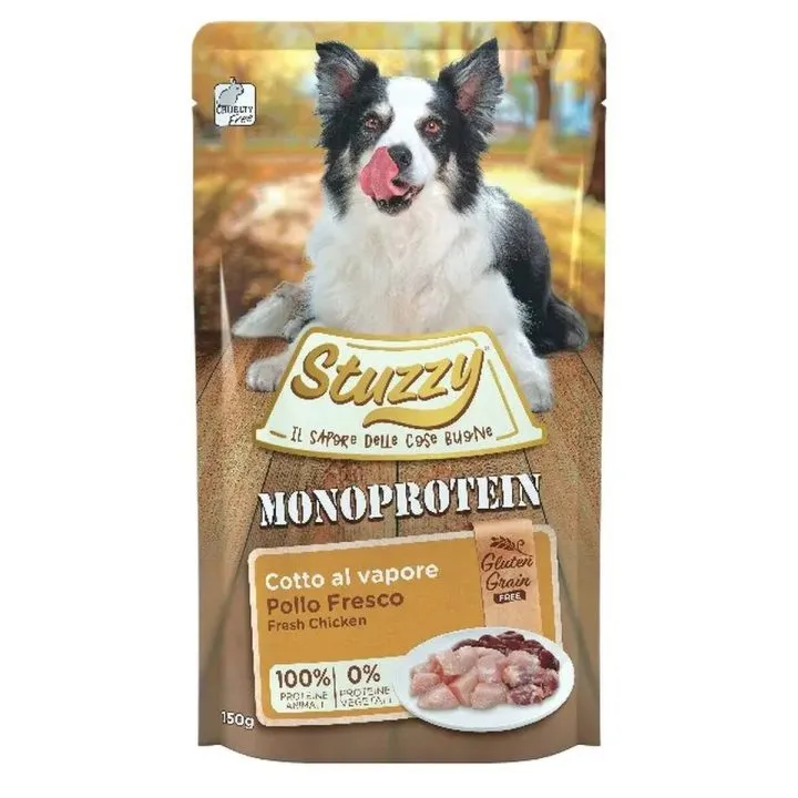 Mokré jedlo Agras Pet Foods STUZZY Monoprotein Pollo Kurča 150 g