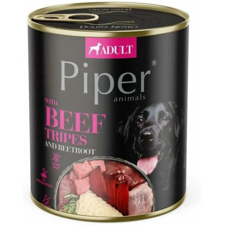 Mokré jedlo Dolina Noteci Piper Animals Býk 800 g