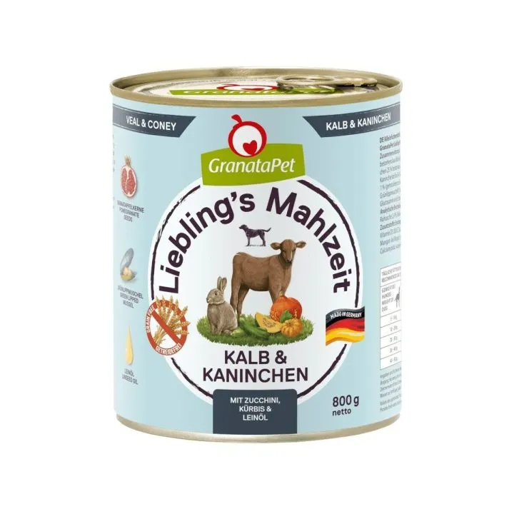 Mokré jedlo GranataPet Teľacie mäso