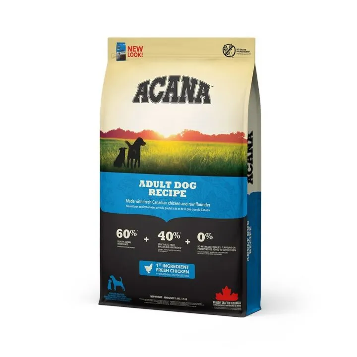 Krmivo Acana Dog TF Heritage Adult Dospelý Kurča Páv Ryby 11,4 Kg 1 kg