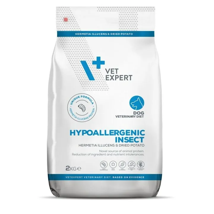 Krmivo VETEXPERT Hypoallergenic Insect 2 Kg Dospelý 2,3 Kg