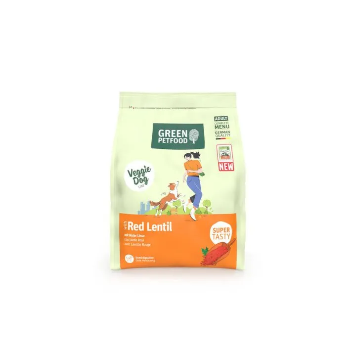 Krmivo Green Petfood VeggieDog Red Lentil