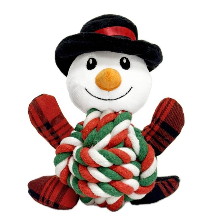 Plyšák pre psov Gloria XMAS FROSTY Biela