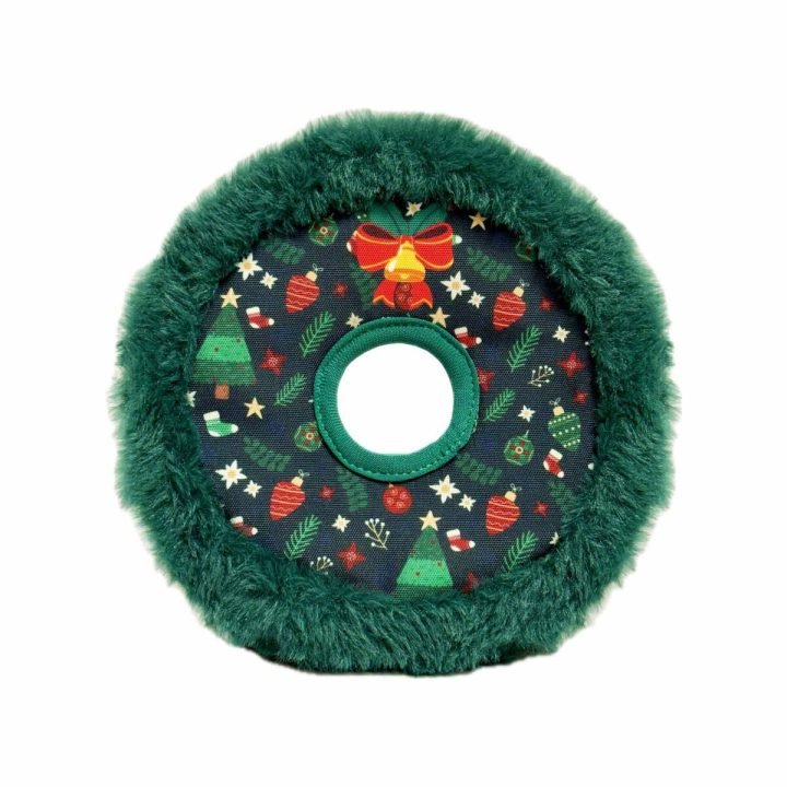 Plyšák pre psov Gloria XMAS HOLLY zelená