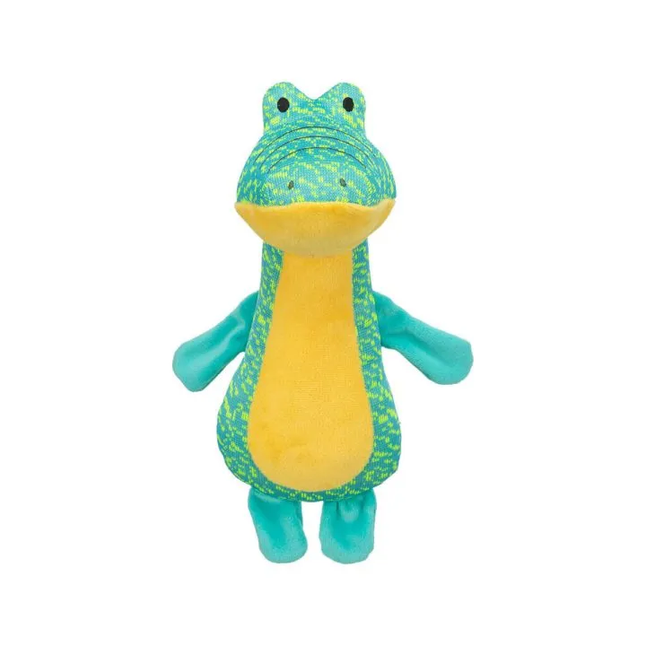 Plyšák pre psov Trixie zelená Krokodíl 29 cm Polyester