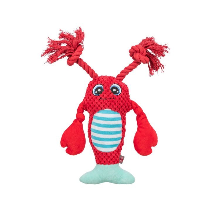 Plyšák pre psov Trixie Červená Homára 34 cm Polyester