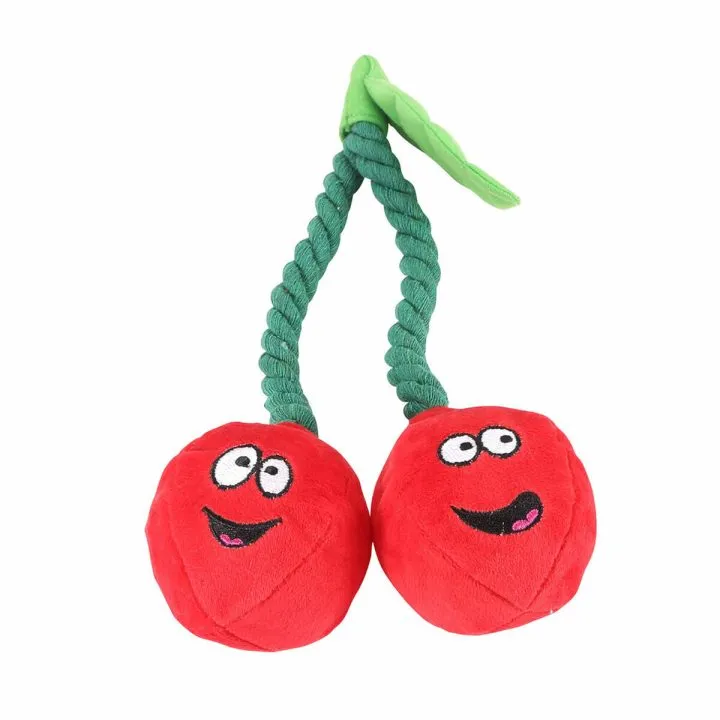 Hračky pre psy Hearts & Homies Plyš Tmavočervený