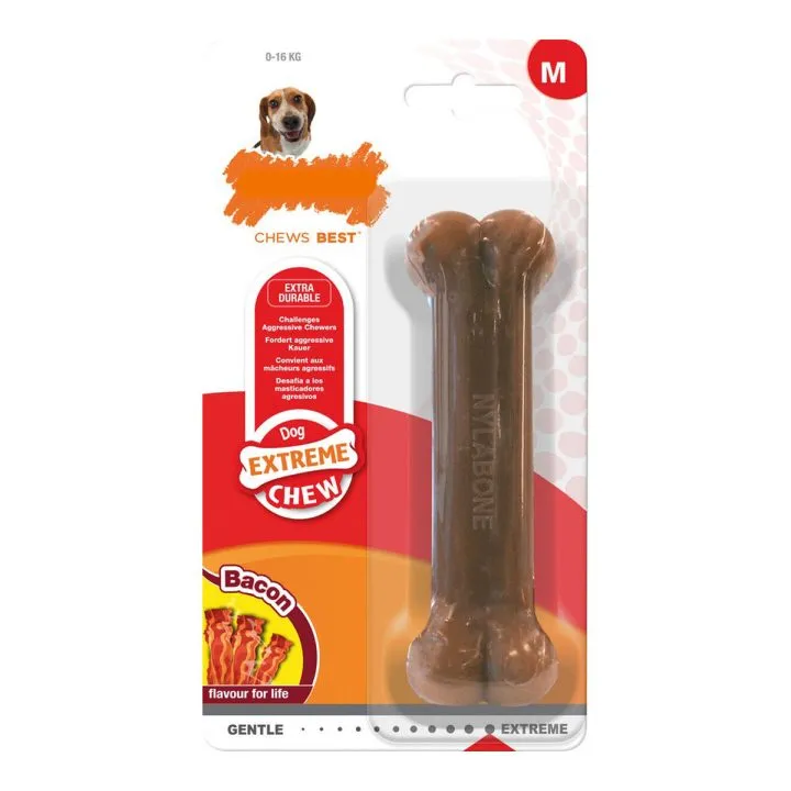 Hračka na žuvanie psa Nylabone Dura Chew Bacon Veľkosť Nylón