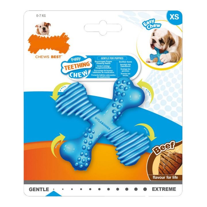 Hračka na žuvanie psa Nylabone Kríž Mäso