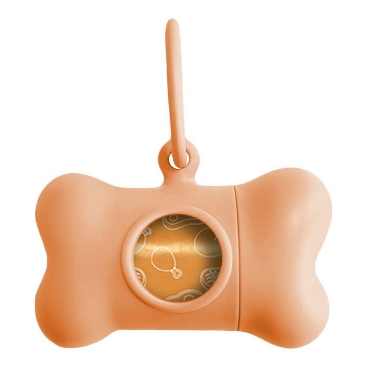 Zásobník na sáčky pre domáce zvieratá United Pets Bon Ton Provenzal	 pes Oranžová (8 x 4,2 x 5 cm)