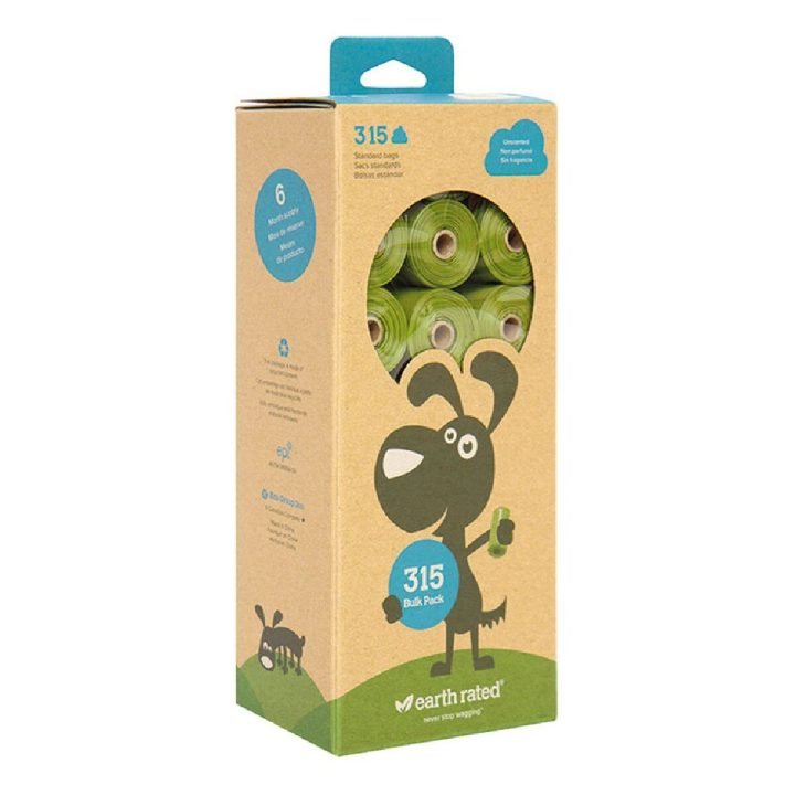Zásobník na sáčky pre domáce zvieratá Earth Rated Plastické