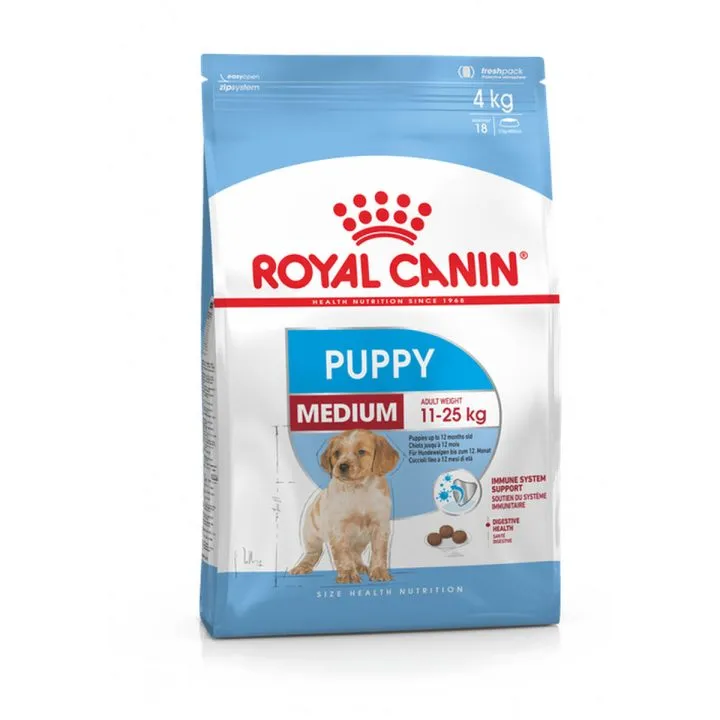 Krmivo Royal Canin Medium Puppy Šteňa/junior Kurča Rastlinný 15 kg