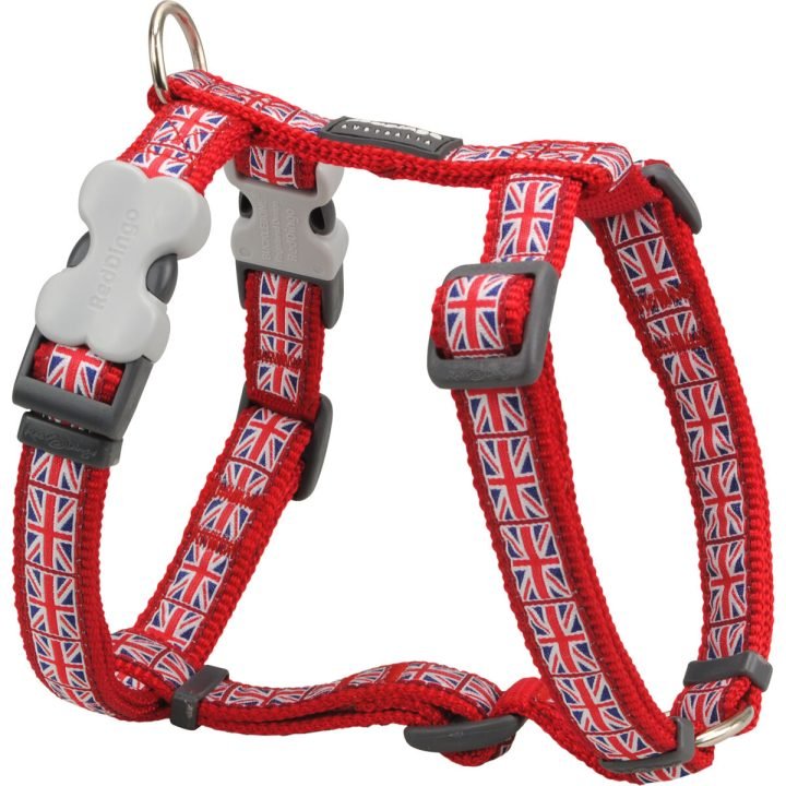 Postroj pre psa Red Dingo Union Jack