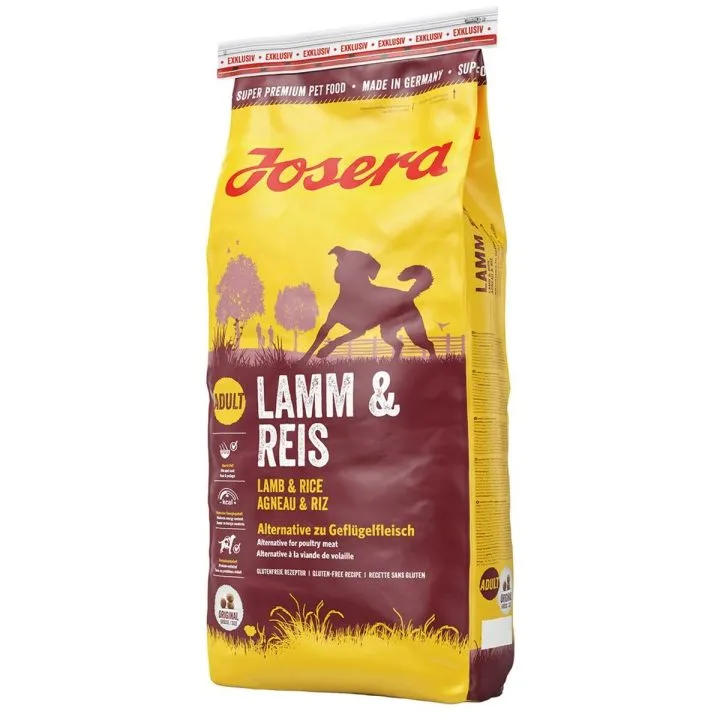 Krmivo Josera Lamm & Reis Dospelý Baránok Kukurica 15 kg