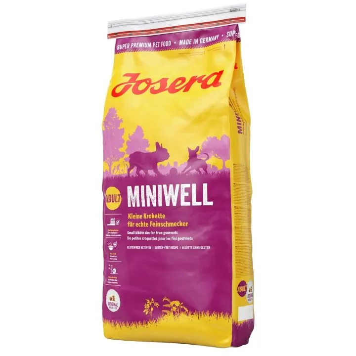 Krmivo Josera Miniwell Dospelý Kukurica Vtáky 15 kg