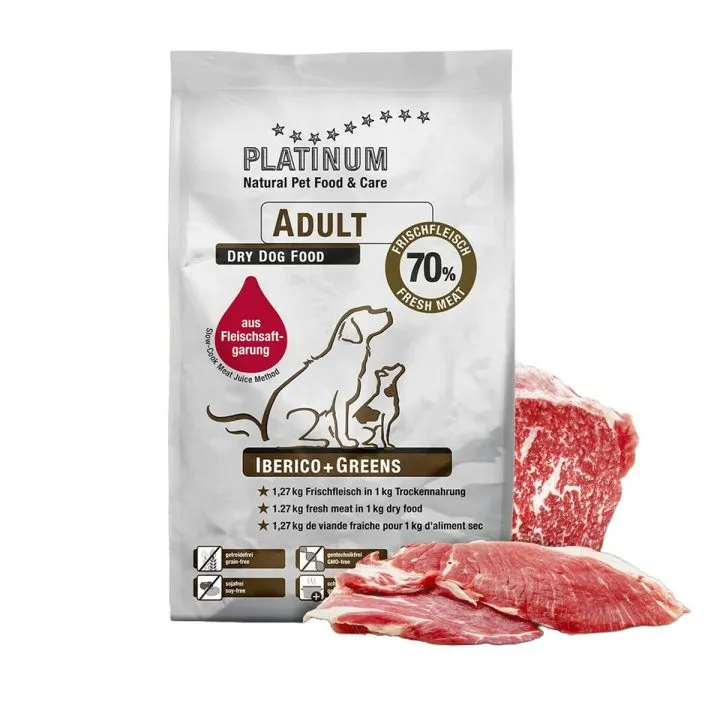 Krmivo Platinum Adult Iberico + Greens Dospelý Prasa 5 kg