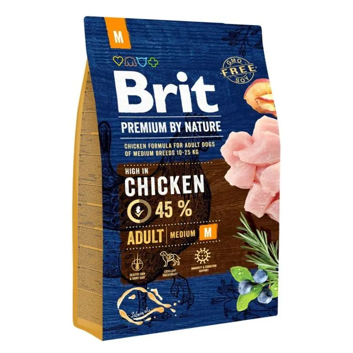Krmivo Brit Premium by Nature Adult Dospelý Kurča