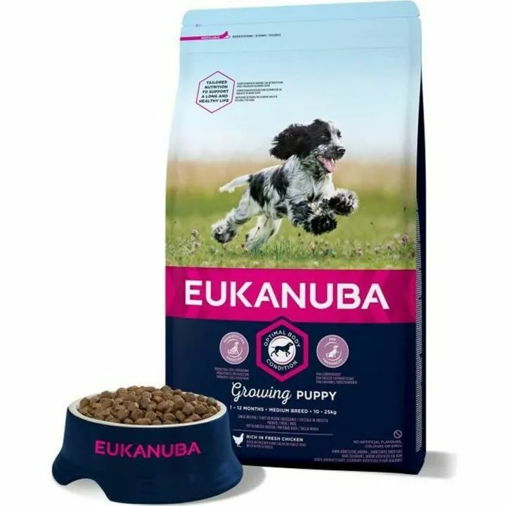 Krmivo Eukanuba Puppy Šteňa/junior Kurča