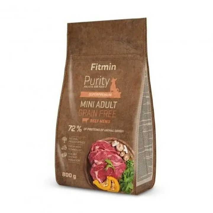Krmivo Fitmin Purity GF Adult Mini Beef Dospelý Teľacie mäso 800 g