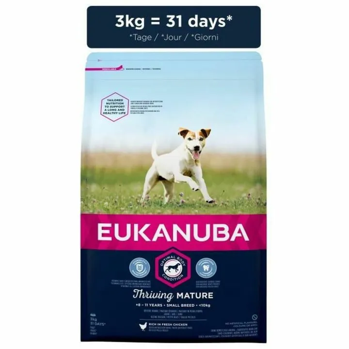 Krmivo Eukanuba Mature Dospelý Kurča