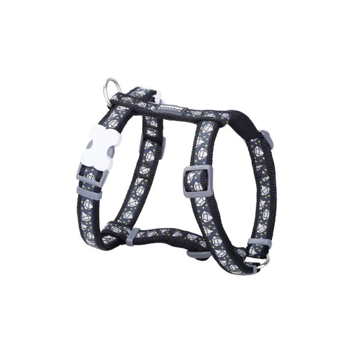 Postroj pre psa Red Dingo STYLE DIAMOND