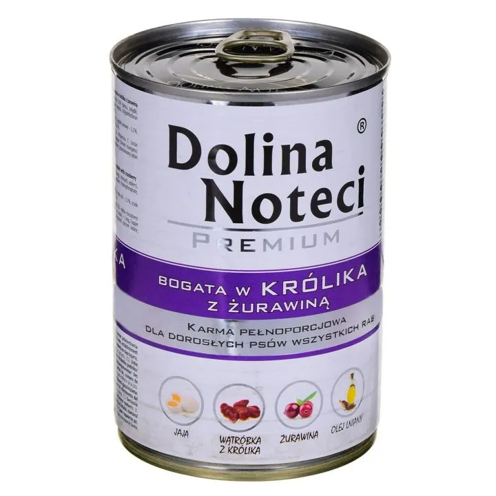 Mokré jedlo Dolina Noteci Premium Čučoriedka Králik