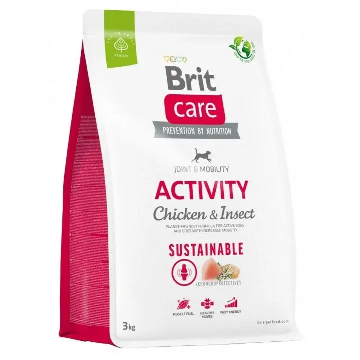 Krmivo Brit Care Dog Sustainable Adult Medium Kurča 3 Kg