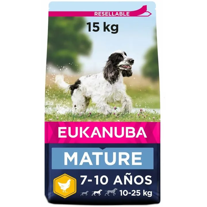 Krmivo Eukanuba Mature Dospelý Kurča