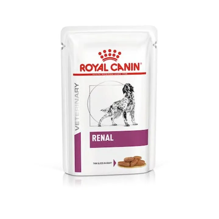Mokré jedlo Royal Canin Renal Kurča Teľacie mäso Prasa 12 x 100 g