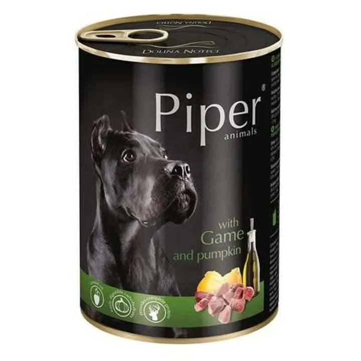 Mokré jedlo Dolina Noteci Piper Animals Mäso Tekvica Diviak 400 g